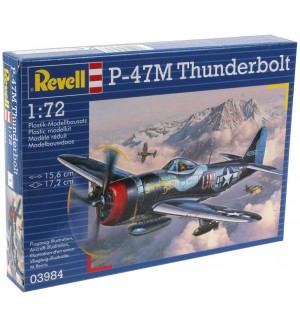 Сглобяем модел на военен самолет Revell - P-47 M Thunderbolt (03984)