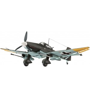 Сглобяем модел на военен самолет Revell Junkers - Ju 87 G/D Tank Buster (04692)