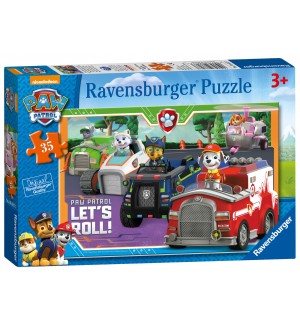 Пъзел Ravensburger от 35 части - Пес Патрул