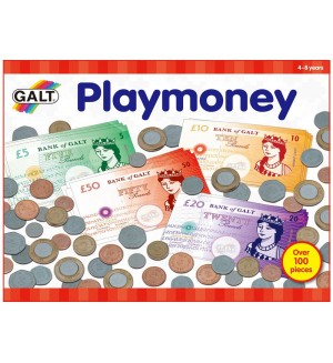 Игрален комплект Galt - Пари и монети за игра