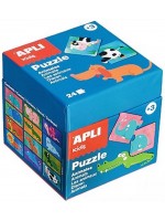 Образователен пъзел APLI Kids – Животни, 24 части
