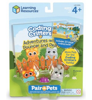 Детски комплект за игра Learning Resources - Паунсър и Пърл