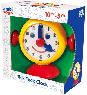 Детска играчка Ambi Toys - Моят първи часовник, Тик-так