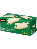 ЖП аксесоар Brio - Релси, извити, 4 броя х 9 сантиметра