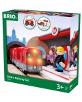 Комплект Brio - Метро с аксесоари, 20 части