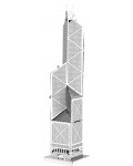 3D метален пъзел Tronico - Кулата на банка в Китай, Хонг Конг