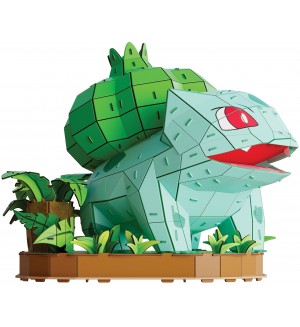 3D фигурка за сглобяване Spin Master 4D Build - Pokеmon Bulbasaur, 195 части