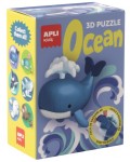 3D пъзел Apli Kids - Ocean, кит