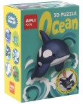 3D пъзел Apli Kids - Ocean, косатка с поставка