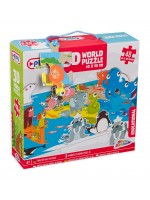 3D пъзел Grafix от 48 части - Животните по света