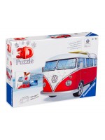 3D пъзел Ravensburger от 162 части - Ретро бус Volkswagen T1