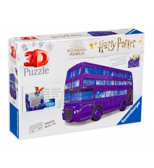 3D Пъзел Ravensburger от 216 части - Автобусът на Хари Потър