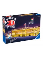  3D Пъзел Ravensburger от 216 части - Бъкингамският дворец през нощта, светещ