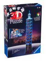 3D Пъзел Ravensburger от 216 части - Тайпе, светещ