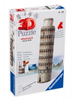 3D Пъзел Ravensburger от 54 части - Мини наклонена кула в Пиза