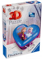 3D Пъзел Ravensburger от 54 части - Замръзналото кралство 2, сърце