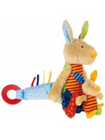Плюшена дрънкалка Sigikid – Кенгуру, 27 cm