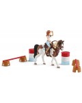 Комплект фигурки Schleich Horse Club - Уестърн с Хана