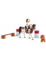 Комплект фигурки Schleich Horse Club - Уестърн с Хана