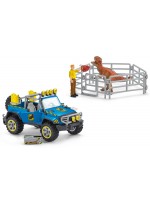 Комплект Schleich Dinosaurs - Пазач на динозаври с офроуд автомобил