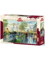 Пъзел Art Puzzle от 1000 части - Пролетна разходка, Париж, Кен Шотуел