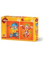 Пъзел Art Puzzle 2 в 1 - Клоуни