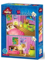 Пъзел Art Puzzle 2 в 1 - Време за сън и Балетна тренировка Пъзел Art Puzzle 2 в 1 - Време за сън и Балетна тренировка