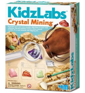 Творчески комплект 4M KidzLabs - Направи си сам, кристали