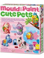 Творчески комплект 4M Mould & Paint - Направи си сам гипсови фигурки на домашни любимци