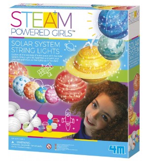 Творчески комплект 4M Steam Powered Girls - Направи си сама, Слънчева система