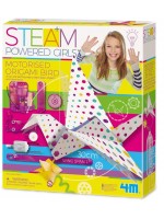 Творчески комплект 4M Steam Powered Girls - Направи си сама, Оригами птица с двигател