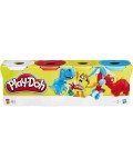 Комплект моделин Hasbro Play-Doh - 4 основни цвята