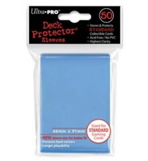 Ultra Pro Card Protector Pack - Standard Size - Светлосини