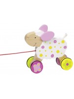 Дървена играчка за дърпане Goki, Susibelle - Овчица