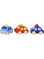 Дървена играчка Goki - Количка с бибитка, за най-малките (асортимент)