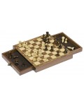 Класическа игра Goki - Детски шах, магнитен с чекмеджета