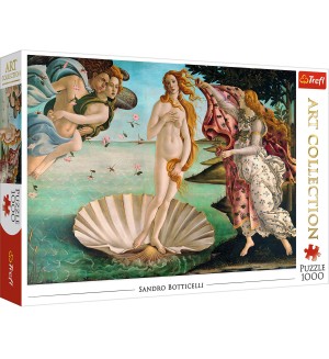 Пъзел Trefl от 1000 части - Раждането на Венера, Сандро Ботичели