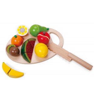 Детски комплект за рязане на плодове от дърво