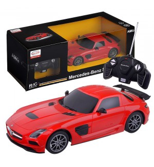 Радиоуправляема количка Rastar - Mercedes Benz SLS AMG, 1:18, асортимент Радиоуправляема количка Rastar - Mercedes Benz SLS AMG, 1:18, асортимент