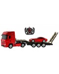Aвтовоз с радиоправляема кола Rastar - Mercedes-Benz Actros с кола Mercedes AMG GT