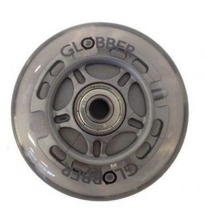 Комплект резервни колелца Globber - Светещи, 2 броя, 8 cm