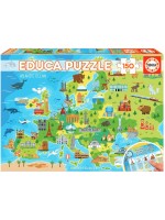 Пъзел Educa от 150 части - Карта на Европа