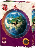 Пъзел-часовник Art Puzzle от 570 части - Времето в света