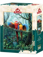 Пъзел Art Puzzle от 260 части - Любовта в Джунглата