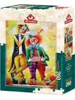 Пъзел Art Puzzle от 260 части - Клоуни музиканти