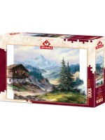 Пъзел Art Puzzle от 1000 части - Зелената долина, Рент Уитхар