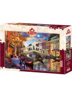 Пъзел Art Puzzle от 1500 части - Мостът Риалто, Венеция