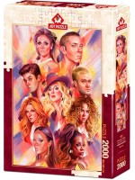 Пъзел Art Puzzle от 2000 части - Световни музикални звезди