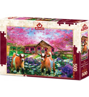 Пъзел Art Puzzle от 500 части - Когато пролетта идва