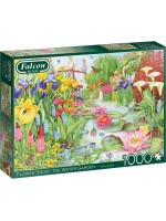 Пъзел Jumbo Falcon Deluxe от 1000 части - Водната градина, Ан Сърл